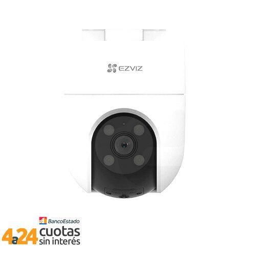 Cámara seguridad IP de exterior 360° Full HD con luz y audio H8C