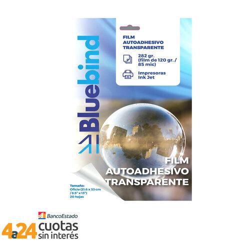 Film Autoadhesivo Transparente Inkjet  20 hoja 282gr 