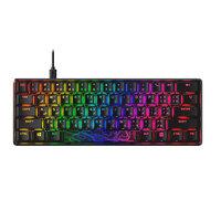 Teclado Gamer Alámbrico HyperX Alloy Origins 60 HX Red USB-C Inglés - Negro