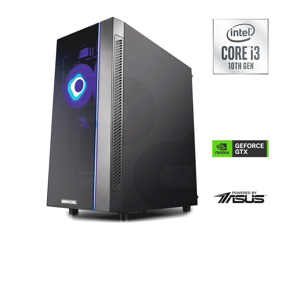 Gear Desktop Gamer Blue Demon Intel Core i3-10100F 8GB 1TB NVIDIA