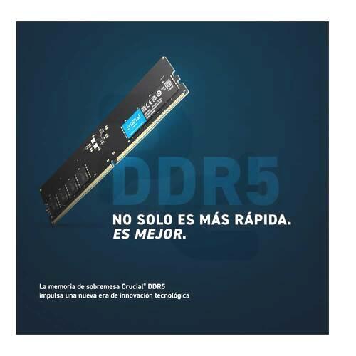 Crucial Memoria RAM DDR5 8GB 4800MHz Value | pc Factory