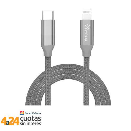 Cable Lightning MFi a C 1.5m Gris Gyrux