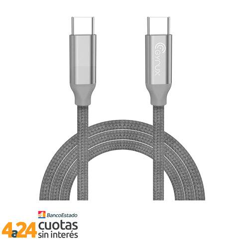 Cable Tipo C A Tipo C 1.5m Gris Gyrux