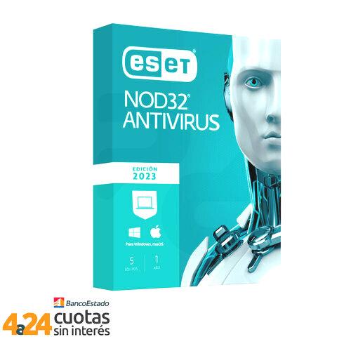 Antivirus NOD32 2023 - 5 PC 1 Año