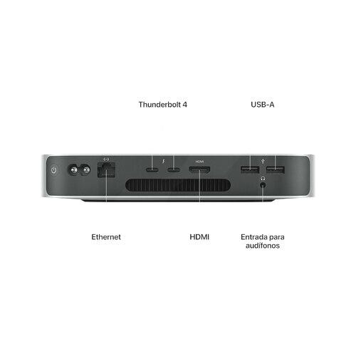 Apple Mac mini (Chip M2 CPU 8 núcleos GPU 10 núcleos, 8GB RAM