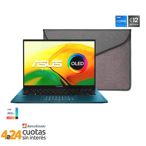 Notebook Zenbook 14 UX3402 Intel Core i7-1260P 14"" OLED 90Hz 16GB 1TB UX3402ZA-KM640W 