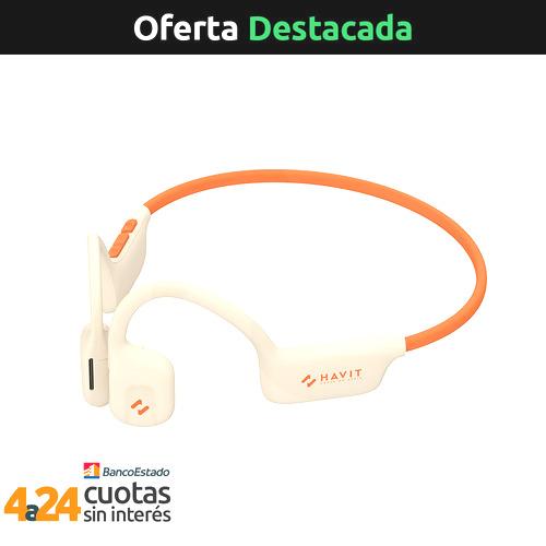 Audífonos Havit Air Conduction Bluetooth Crema 