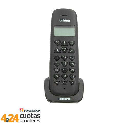 Teléfono Inalámbrico Manos Libres Uniden AT3102BK Negro