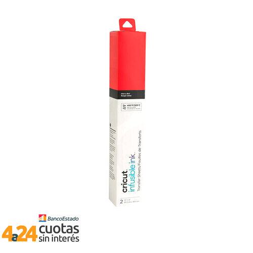 Patrones de Hojas de Transferencia de Tinta Infusible Ink Rojo Cereza 30,5 x 30,5 cm (2un)