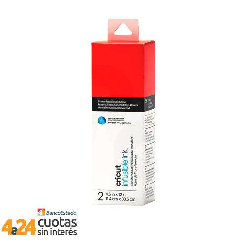 Patrones de Hojas de Transferencia de Tinta Infusible Ink Rojo Cereza  11,4 x 30,5 cm (2un)