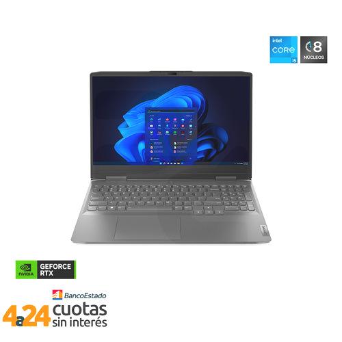 Notebook Gamer LOQ Gen 8 Intel Core i5-13420H NVIDIA RTX 4050 6GB 15.6"" FHD 144Hz 8GB 512GB SSD Windows 11 Storm Grey