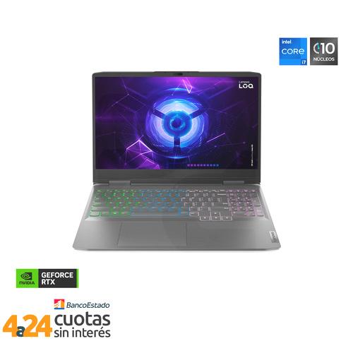 Notebook Gamer LOQ Intel Core i7-13620H NVIDIA GeForce RTX 4060 8GB 15.6"" FHD 144Hz 16GB RAM 512GB 15IRH8