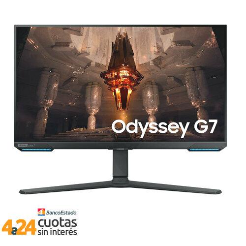 Monitor Gamer 28"" Odyssey G7 - 4K, Panel IPS, 144Hz(1ms), G-Sync y FreeSync Premium, HDR400 (Pivoteable) (LS28BG700ELXZS)