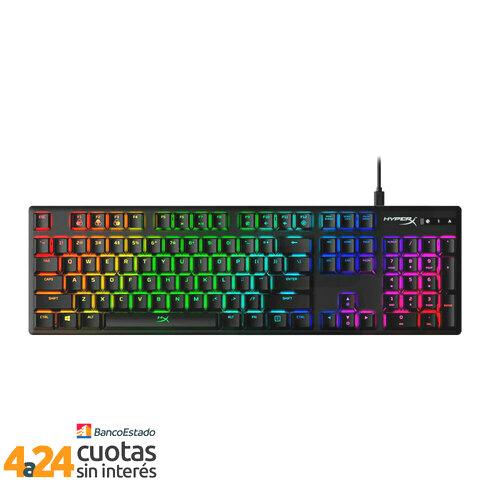 Teclado Gamer HyperX Alloy Origins ABS HX Red MERCO Mecánico