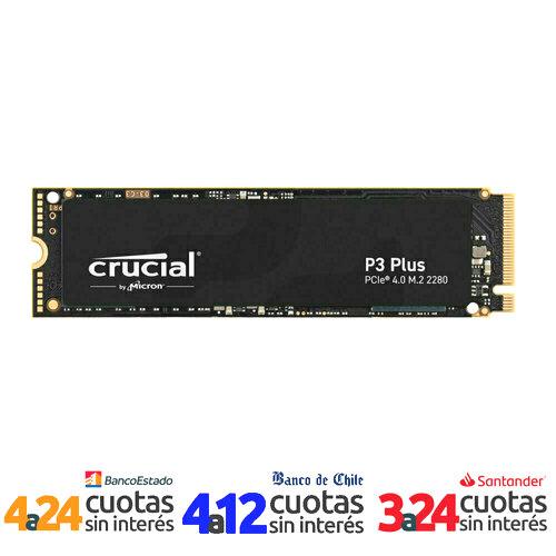 Unidad SSD 2TB PCIe NVMe Gen4 M.2 P3 Plus
