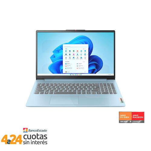 Notebook Ideapad Slim 3 Ryzen 3 7320U 15.6"" FHD 8GB 512GB SSD Windows 11 Frost Blue