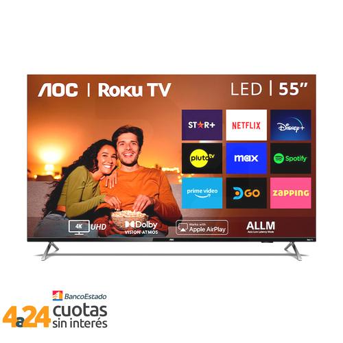 Smart TV LED 55"" 55U6125 UHD 4K ROKU