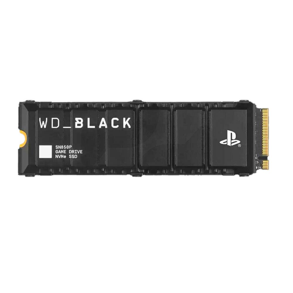 WD Unidad SSD 1TB PCIe NVMe Gen4 M.2 SN850P Black (w/ Heatsink