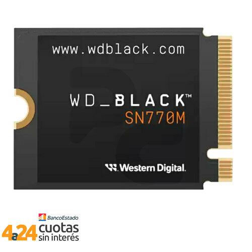 Unidad SSD 1TB PCIe NVMe Gen4 M.2 (2230) SN770M Black