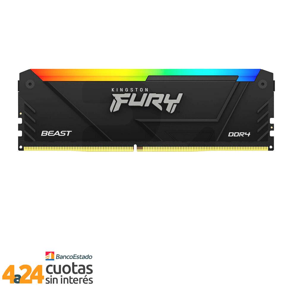 Kingston FURY Memoria RAM DDR4 8GB 3200MHz Beast RGB | pc Factory