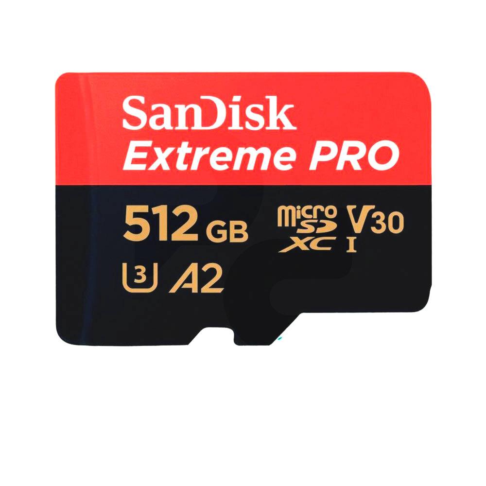 SanDisk Memoria 512GB microSDHC (200MB/s) A2 U3 V30 Extreme PRO