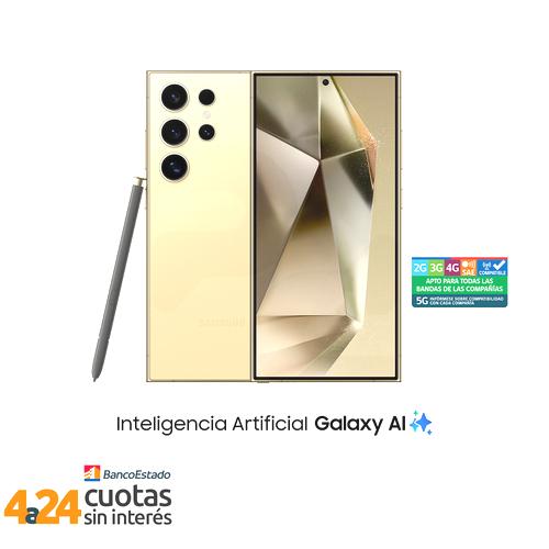 Smartphone Galaxy S24 Ultra 256GB/12GB 5G Titanium Yellow Liberado