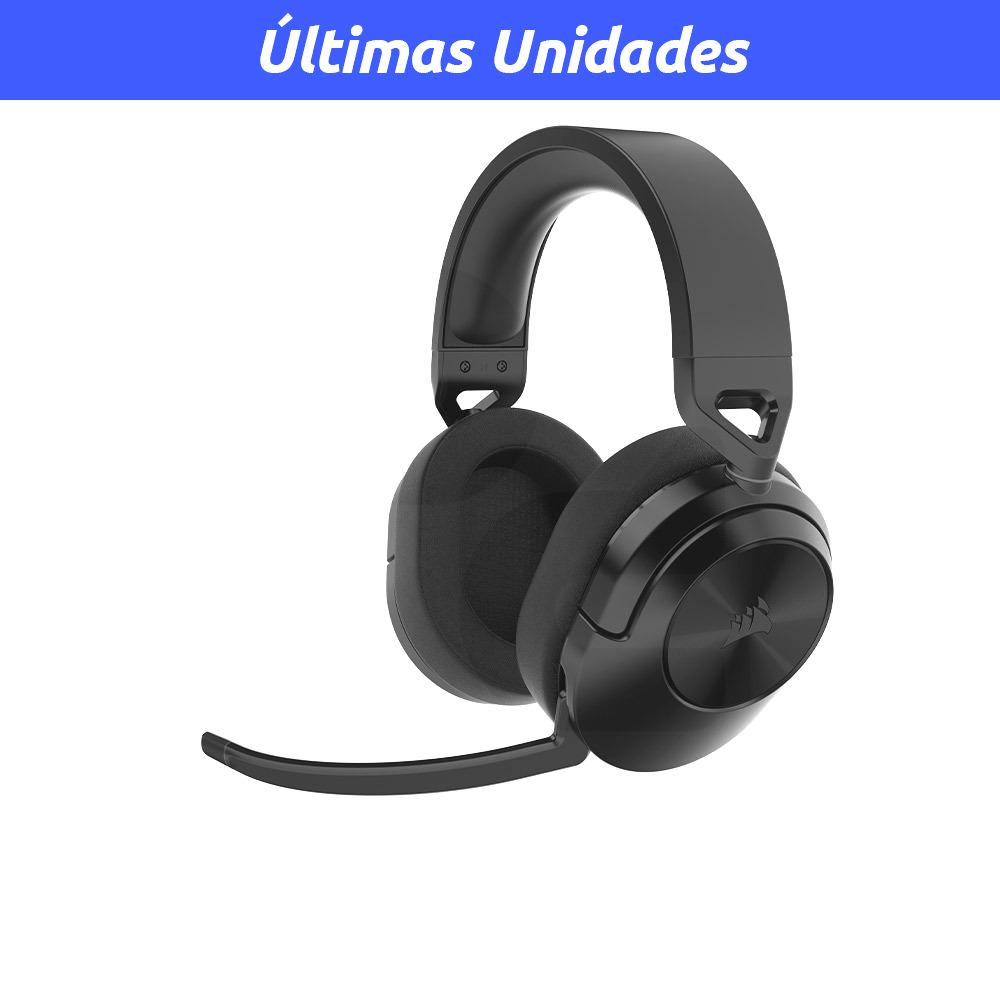 Audífono Gamer Corsair HS55, Sonido 7.1, Inalámbrico, Gris