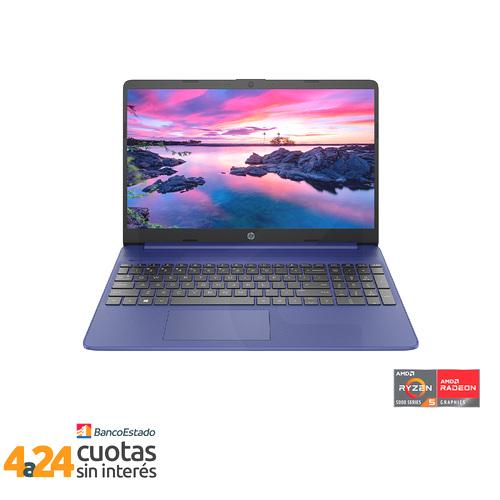 Notebook HP AMD Ryzen 5 5500U 15.6"" HD 8GB 256GB SSD Windows 11 Azul Indigo 15-ef2513la