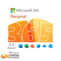 Microsoft 365 Personal: 1 usuario, suscripción 12 meses, Word, Excel, PowerPoint, OneDrive y más. Antes Office 365 Personal