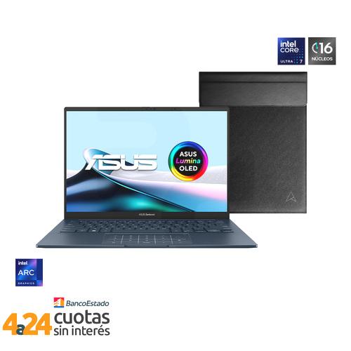 Notebook Zenbook 14 OLED Intel Core Ultra 7 155H 14.0"" OLED 120Hz 16GB 512 SSD UX3405MA-PP312W