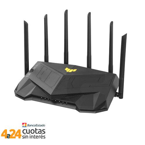 Router gaming WiFi 6 de doble banda TUF Gaming AX6000 con puerto para gaming dedicado