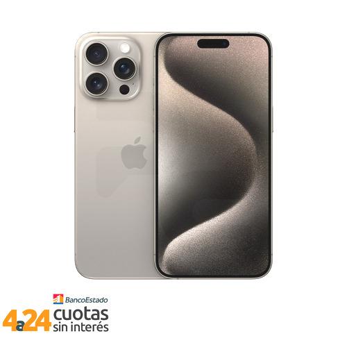 iPhone 15 Pro Max  256GB  Titanio Natural Claro