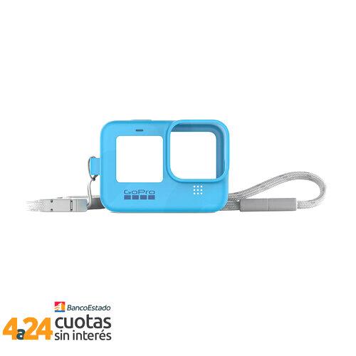 Accesorios Sleeve + Lanyard (HERO9 Black) Azul