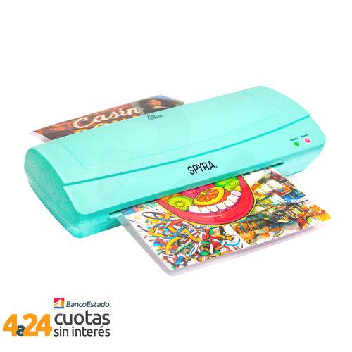 Plastificadora de Papeles Carta / Oficio Lite 230 Verde + Set 10 pouch carta 125m