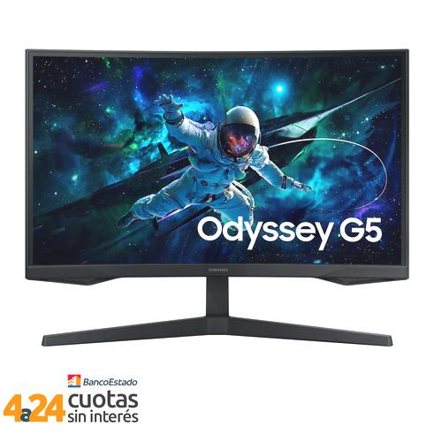 Monitor Gamer 27"" Curvo Odyssey G5 - QHD, Panel VA, 165Hz(1ms), FreeSync Premium, HDR10 (LS27CG552ELXZS)