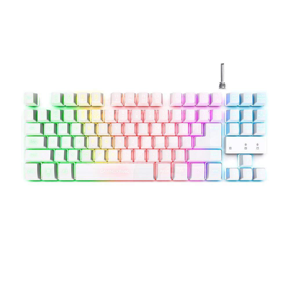 Trust Teclado Gamer Trust GXT 833 Thado TKL metálico y compacto