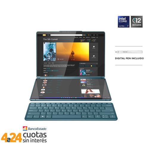 Notebook Yoga Book 9 Intel Core Ultra 7 155H 13.3"" 2.8K OLED 60Hz 32GB RAM 1TB 13IMU9 + Digital Pen 3