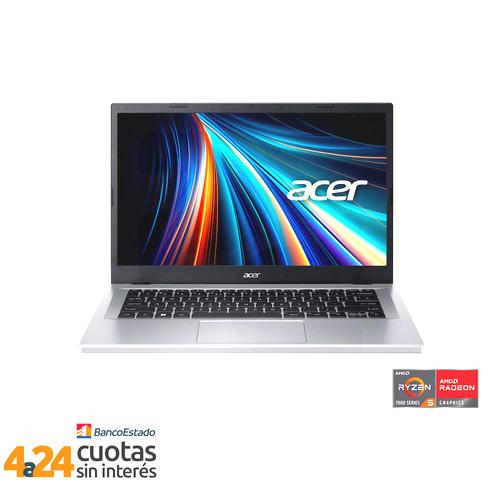 Notebook Aspire 3 AMD Ryzen 5 7520U 14.0"" FHD 60Hz 8GB 512GB A314-23P-R6XD-1 