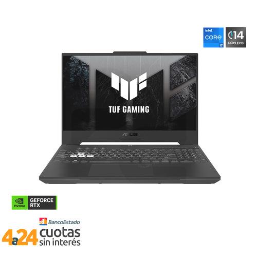 Notebook Gamer TUF F15 Intel Core i7-12700H NVIDIA GeForce RTX 4050 6GB 15.6"" FHD 144Hz RAM 16GB 512GB FX507ZU4-LP040W