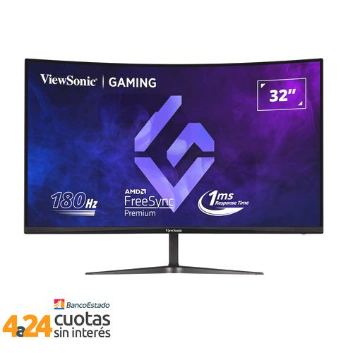 Monitor Gamer 32"" Curvo OMNI - QHD, Panel VA, 165Hz(1ms), FreeSync Premium (VX3218C-2K)