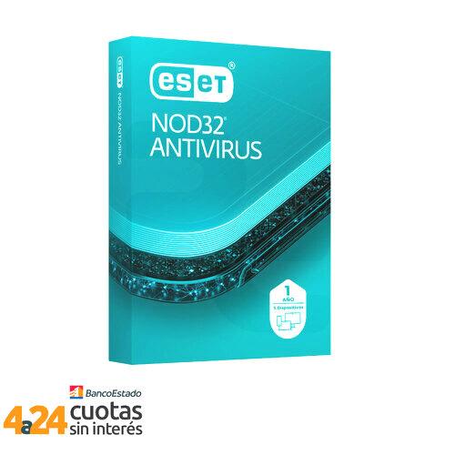 Antivirus NOD 32 2024 - 5 Dispositivo 1 año