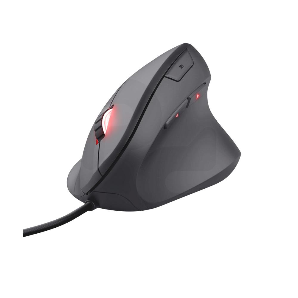 Trust Mouse Gamer Vertical Alámbrico GXT 144 Rexx Negro | pc Factory