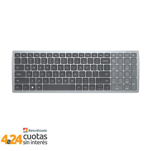 Teclado inalámbrico y compacto KB740 - Gris titanio