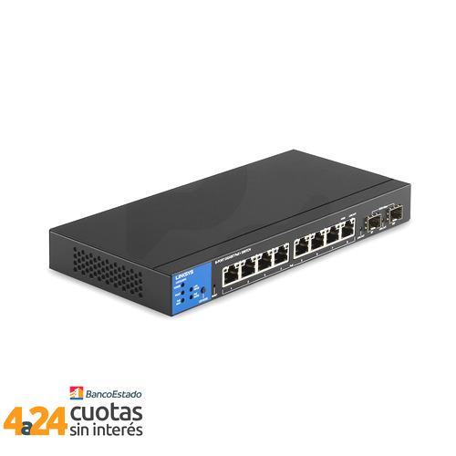 8-Port Managed Gigabit PoE+