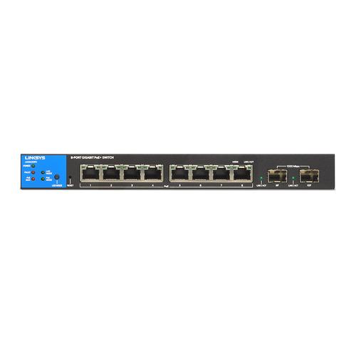 Linksys Switch Administrable PoE+ de 8 Puertos Gigabit LGS310MPC