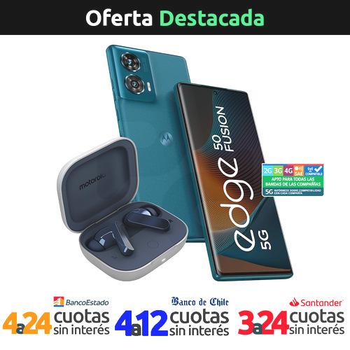Smartphone Motorola Edge 50 Fusion 256GB/8GB 5G Verde Liberado+ Moto Buds