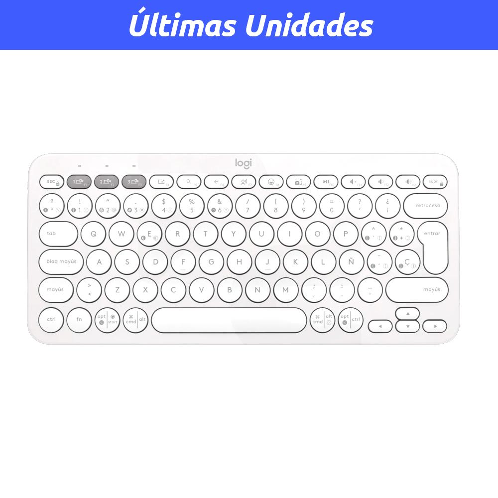 Teclado Inalámbrico Pebble Keys 2 K380s - Blanco