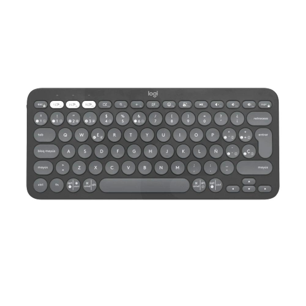 Teclado Inalámbrico Pebble Keys 2 K380s - Grafito