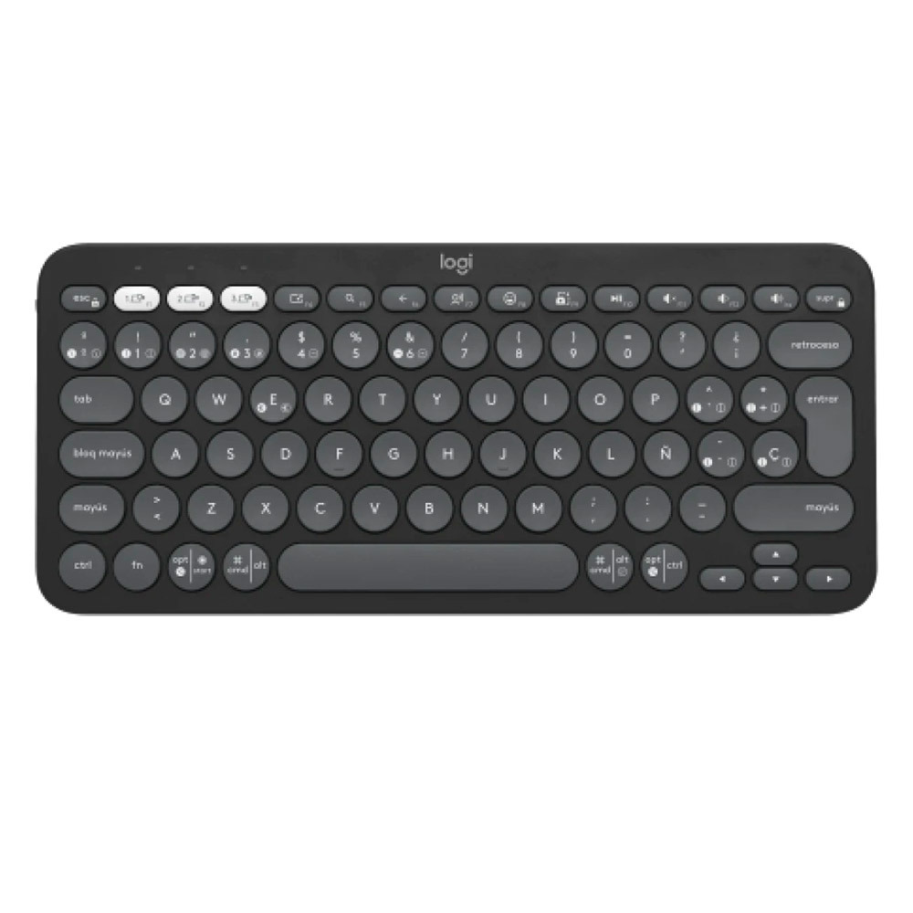 Logitech Teclado Inalámbrico Pebble Keys 2 K380s - Grafito | pc