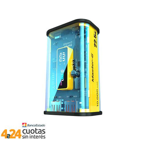 Batería Externa 22.5W 10.000 mAh Carga Rápida Amarillo